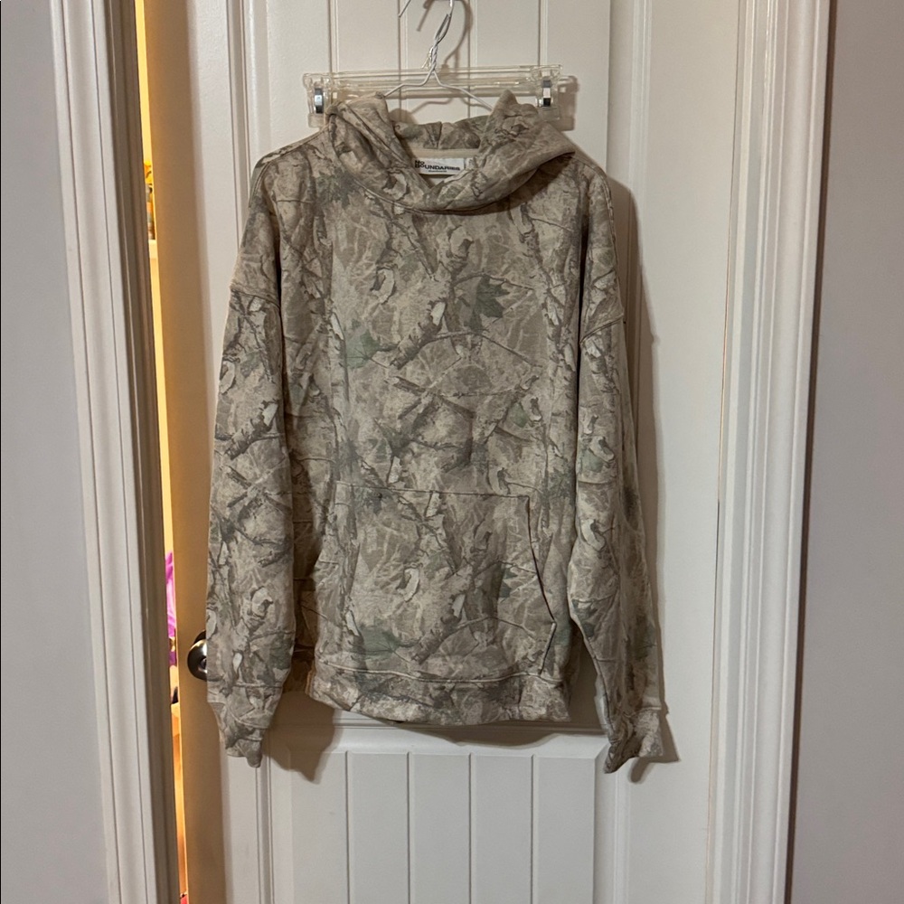 No Boundaries Tan Camouflage Hoodie
